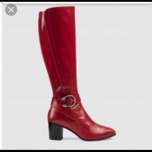 Brand new Red Gucci Boots.